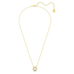 Le Collier Swarovski Bella V, Coupe ronde, Ton doré, Placage de ton or 5662091