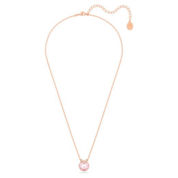 Le Collier Swarovski Bella V, Coupe ronde, Rose, Placage de ton or rosé 5662088