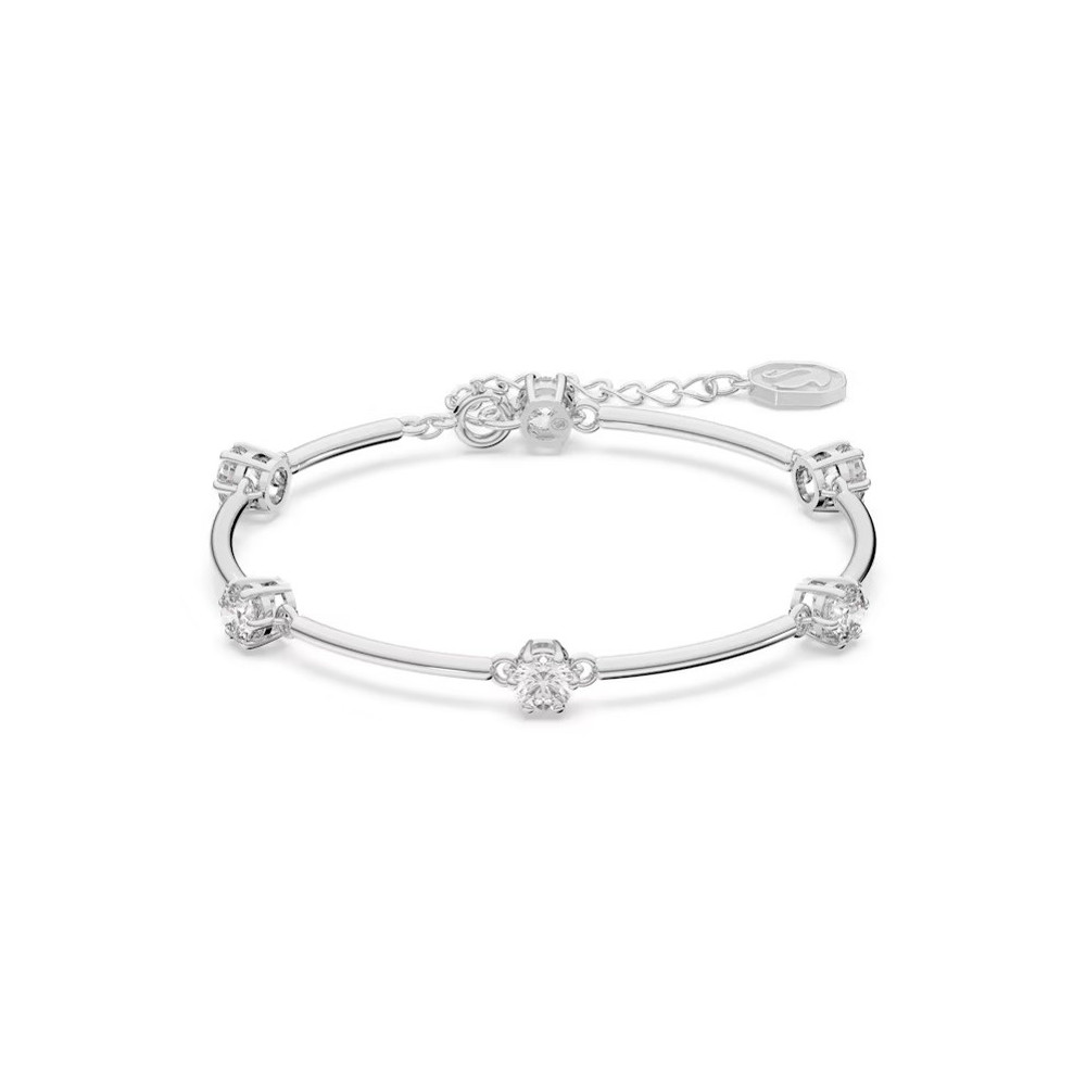 Le Bracelet-jonc Swarovski, Constella Coupe ronde, Blanc, Métal rhodié 5641680