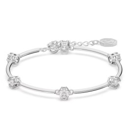 Le Bracelet-jonc Swarovski, Constella Coupe ronde, Blanc, Métal rhodié 5641680