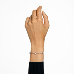 Le Bracelet-jonc Swarovski, Constella Coupe ronde, Blanc, Métal rhodié 5641680