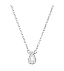 Le Collier Pendentif Swarovski, Millenia Taille poire, Blanc, Métal rhodié 5636708
