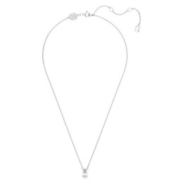 Le Collier Pendentif Swarovski, Millenia Taille poire, Blanc, Métal rhodié 5636708