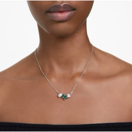 Le Collier Pendentif Swarovski, Mesmera Tailles variées, Vert, Finition mix de métal, 5668278