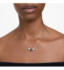 Le Collier Pendentif Swarovski, Mesmera Tailles variées, Vert, Finition mix de métal, 5668278