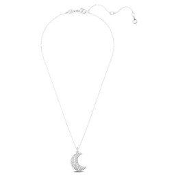 Le Collier Pendentif Swarovski, Luna Lune, Blanc, Métal rhodié, 5666181