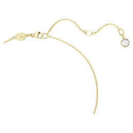 Le Collier pendentif Swarovski, Dextera Tailles variées, Blanc, Placage de ton or, 5663333