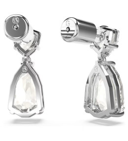 Les Boucles d'oreilles pendantes Swarovski, Mesmera Tailles variées, Blanches, Métal rhodié, 5661683