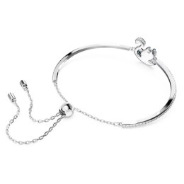 Le Bracelet Swarovski, Iconic Swan Cygne, Bleu, Métal rhodié, 5660595