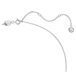 Le Collier pendentif Swarovski, Iconic Swan Cygne, Bleu, Métal rhodié, 5660594