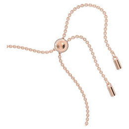 Bracelet Swarovski, Una Cœur, Medium, Blanc, Placage de ton or rosé, 5628658