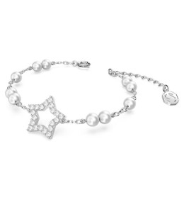 Le Bracelet Swarovski, Stella Pavé, Étoile, Blanc, Métal rhodié, 5645385