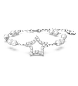 Le Bracelet Swarovski, Stella Pavé, Étoile, Blanc, Métal rhodié, 5645385