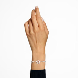 Le Bracelet Swarovski, Stella Pavé, Étoile, Blanc, Métal rhodié, 5645385