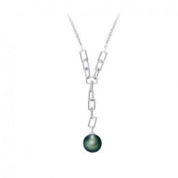Le Collier Archipel argent 925/1000, perle de Tahiti IZA B EZ21N003HP