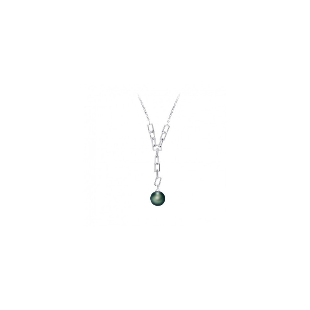 Le Collier Archipel argent 925/1000, perle de Tahiti IZA B EZ21N003HP
