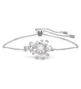 Le Bracelet Swarovski, Gema Tailles variées, Fleur, Blanc, Métal rhodié, 5644684