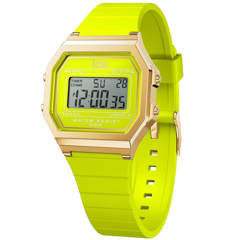 La Montre ICE WATCH digit retro, Sunny lime - SMALL 32 MM 022054