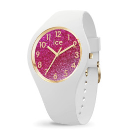 La Montre ICE WATCH, ICE Glitter, White pink - Small 34 MM 022572