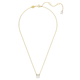 Le Collier Pendentif Swarovski, Constella Coupe ronde, Blanc, Placage de ton or 5636703