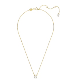 Le Collier Pendentif Swarovski, Constella Coupe ronde, Blanc, Placage de ton or 5636703