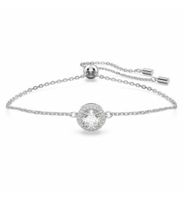 Le Bracelet Swarovski, Constella Coupe ronde, Pavé, Blanc, Métal rhodié 5636266