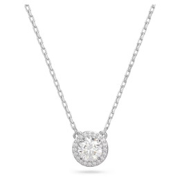 Le Collier Pendentif, Swarovski Constella, Coupe ronde, Pavé, Blanc, Métal rhodié 5636264