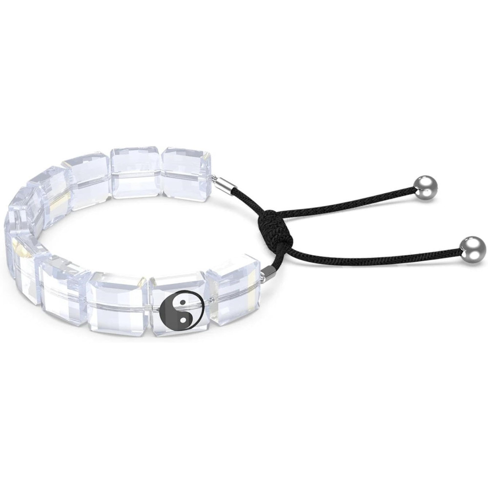 Le Bracelet Swarovski, Letra Yin Yang, Blanc, Métal rhodié 5614979