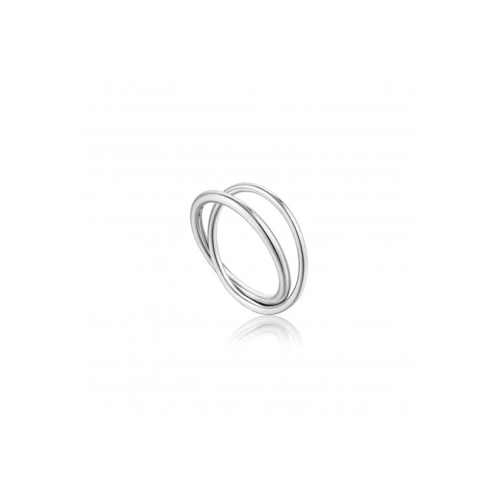Bague femme argent 925/1000 Ania Haie Modern Minimalism R002-01H : Taille - 54
