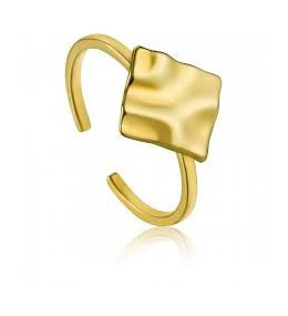 Bague femme argent 925/1000 doré Ania Haie Metal Crush R017-02G