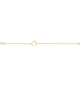 Bracelet plaqué or, La Garçonne Diamant, 26300033