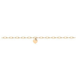 Bracelet plaqué or, La Garçonne Diamant, 26300028