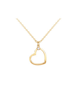 Le Collier Plaqué or jaune 750/1000, La Garçonne Diamant, 26700025