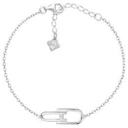 Bracelet Argent 925/1000, La Garçonne Diamant, 20300012