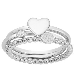 Bague Argent 925/1000, La Garçonne Diamant, 20100035