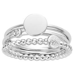 Bague Argent 925/1000, La Garçonne Diamant, 20100014
