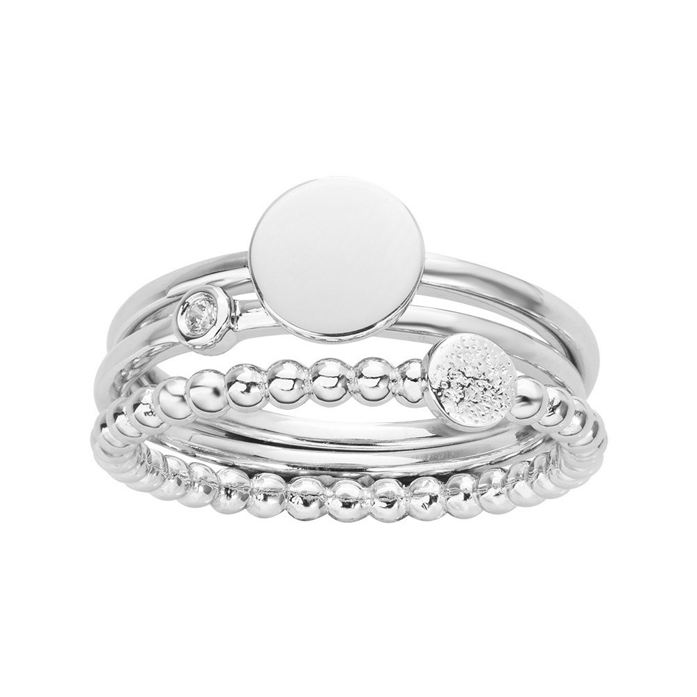 Bague Argent 925/1000, La Garçonne Diamant, 20100014