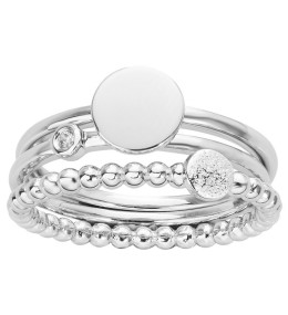 Bague Argent 925/1000, La Garçonne Diamant, 20100014