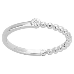 Bague Argent 925/1000, La Garçonne Diamant, 20100011