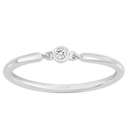 Bague Argent 925/1000, La Garçonne Diamant, 20100009