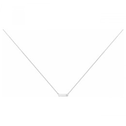 Collier Argent 925/1000, La Garçonne Diamant, 20700020