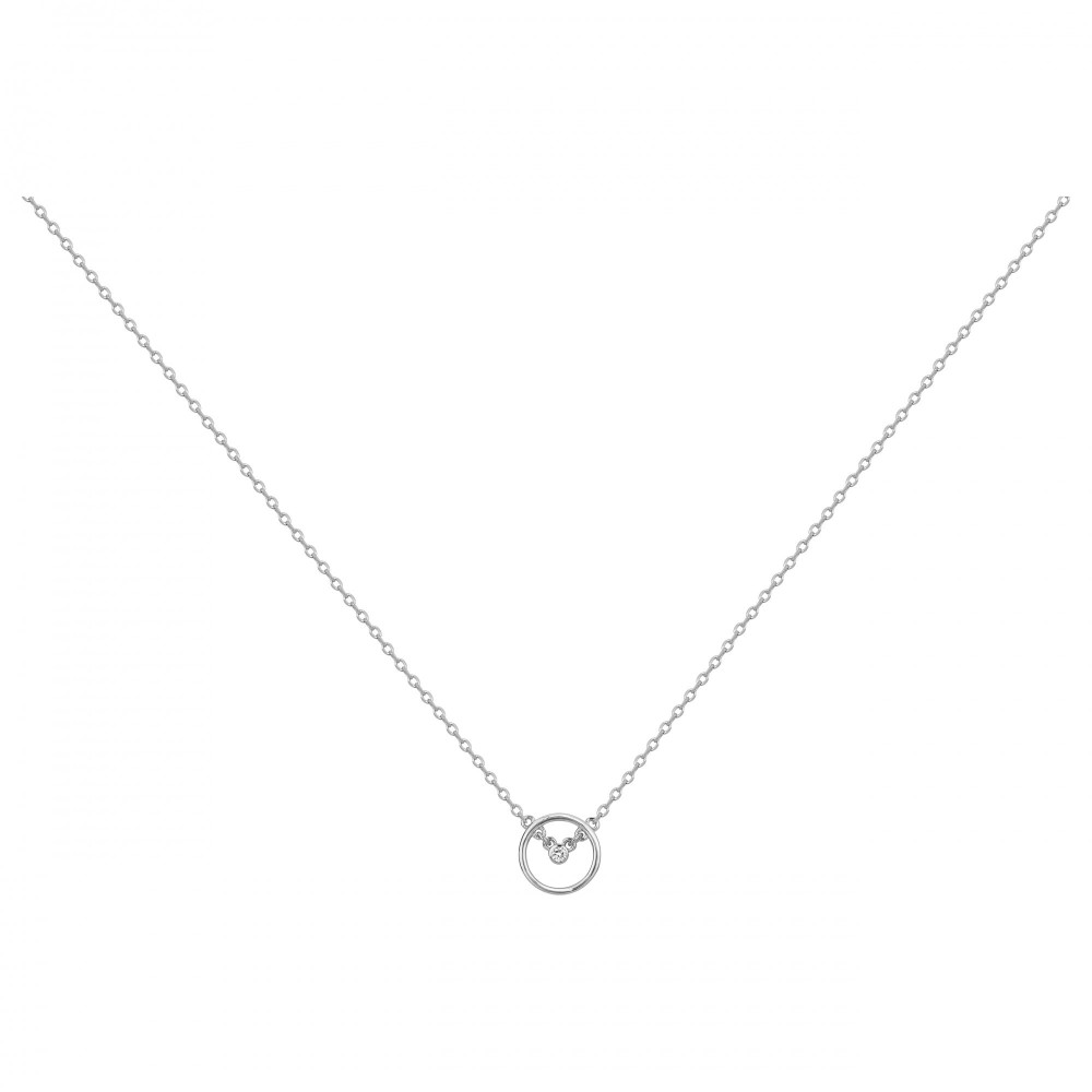 Collier Argent 925/1000, La Garçonne Diamant, 20700013