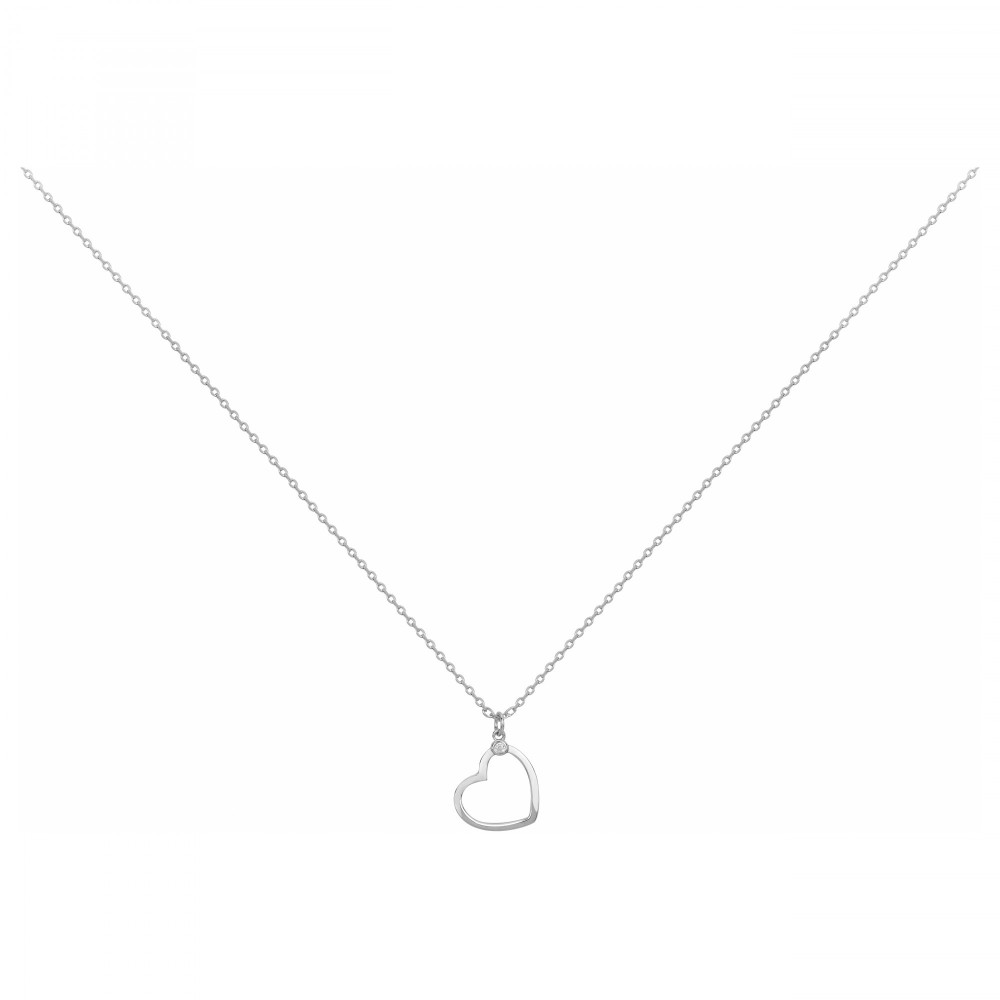 Collier Argent 925/1000, La Garçonne Diamant, 20700019