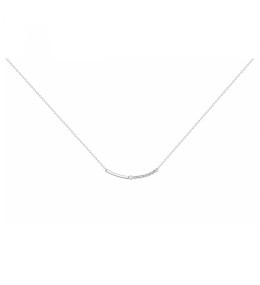 Collier Argent 925/1000, La Garçonne Diamant, 20700009