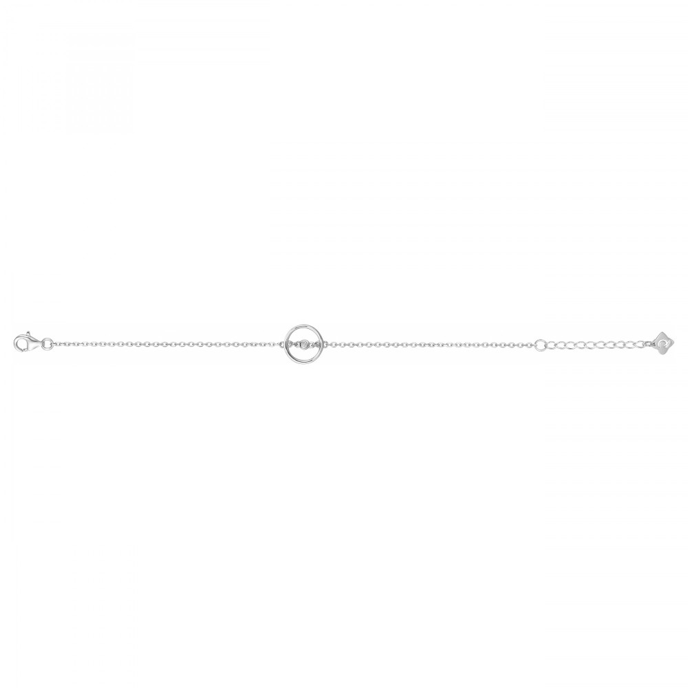 Bracelet Argent 925/1000, La Garçonne Diamant, 20300010