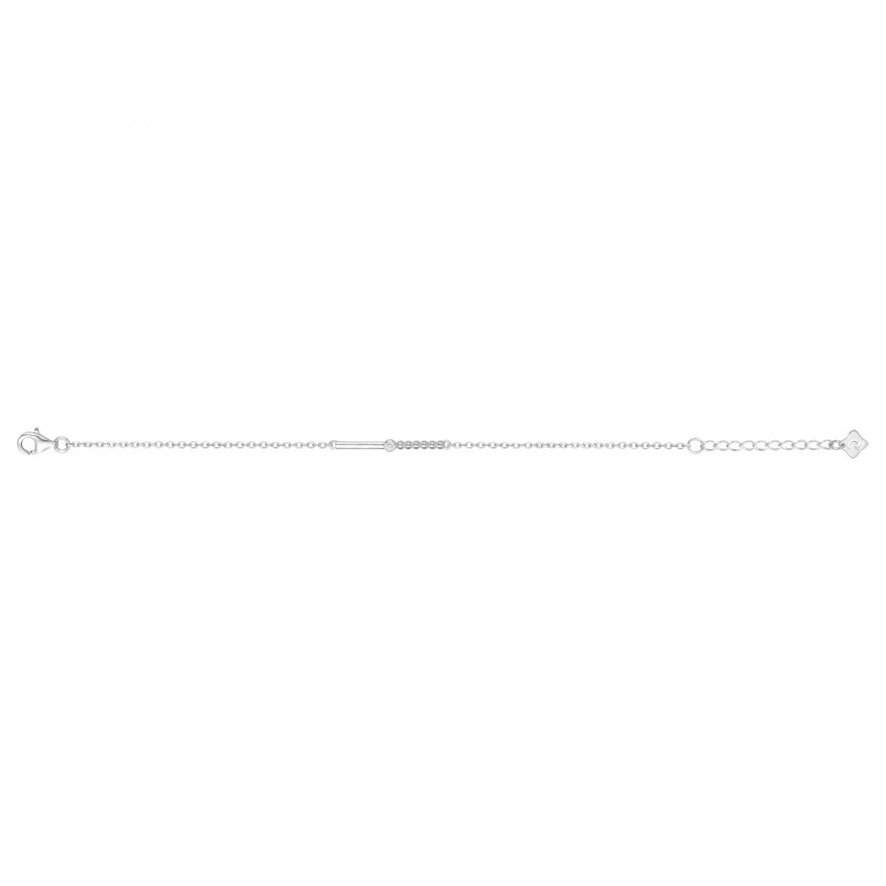 Bracelet Argent 925/1000, La Garçonne Diamant, 20300008