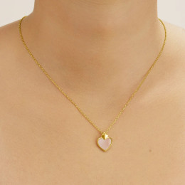 Le Collier femme, argent 925/1000 doré or jaune , Charles Garnier Paris 1901, PASSION, AGF170164N