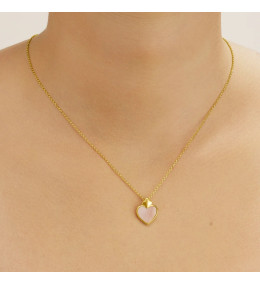 Le Collier femme, argent 925/1000 doré or jaune , Charles Garnier Paris 1901, PASSION, AGF170164N