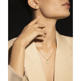 Les Boucles d'oreilles femme, argent 925/1000 doré or jaune 750/1000, Charles Garnier Paris 1901, LEGENDE, AGF170149E
