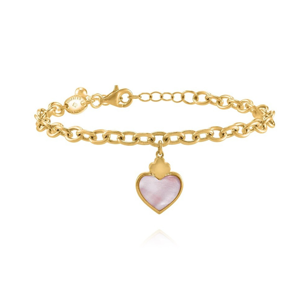 Le Bracelet femme, argent 925/1000 doré or jaune , Charles Garnier Paris 1901, PASSION, AGF170165B